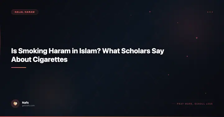Is Smoking Haram in Islam? What Scholars Say About Cigarettes