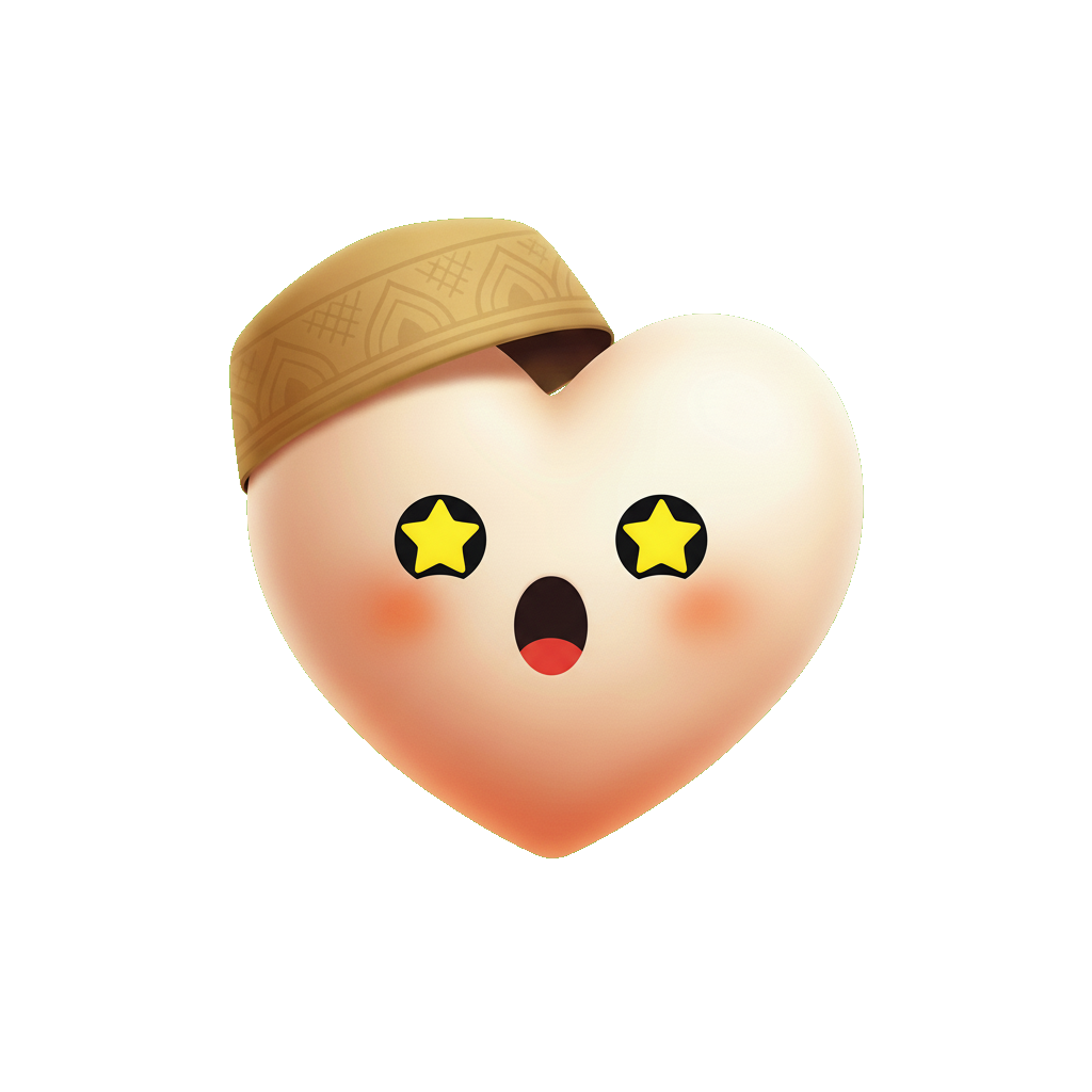 Nafs mascot looking excited